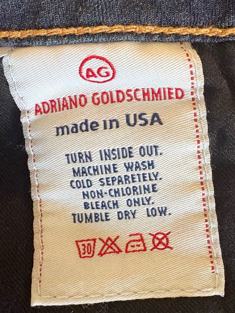 AG Adriano Goldschmied The Elite Y2K Dark Wash Bootcut Jeans 30 Western Rodeo - Picture 13 of 14